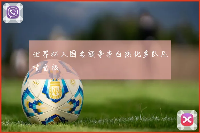 世界杯入围名额争夺白热化多队压哨晋级